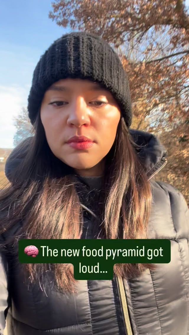 🧠 The new food pyramid got loud this week.
Headlines changed. Hot takes multiplied. Opinions flew. 📣
What didn’t suddenly change?
👉 Nutrition science.
If the pyramid left you thinking “Okay… but what am I actually supposed to do?” — you’re not behind or missing something. The graphic looks familiar, but it’s doing a very different job.
I broke down what the new food pyramid is, what it isn’t, and how to read it without overthinking it here 👇
🔗 https://www.alisadietitian.com/post/the-new-food-pyramid-explained-how-to-read-it-without-overthinking-it
No drama. No extremes. Just context. 🌿
Sometimes the most helpful takeaway isn’t a new rule —
it’s realizing nothing urgent changed. 🧩