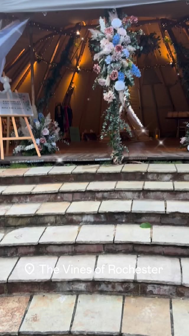 Brides2026 have you thought about the mini VIP’s on your special day? Let us keep them occupied with our kids play corner. #weddingsinkent #teepeehire Venue shown @the_vines_rochester