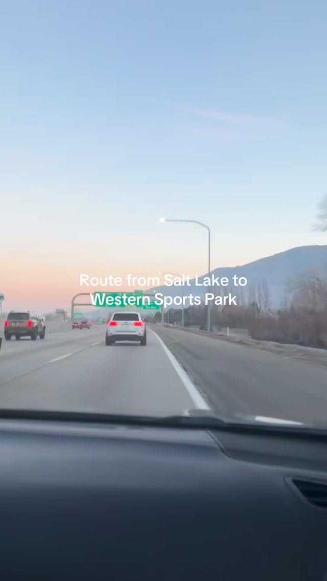 Traveling from Salt Lake this weekend? Here’s how to find us!!! We can’t wait to spend the weekend with you at @westernsportspark 🌟💫