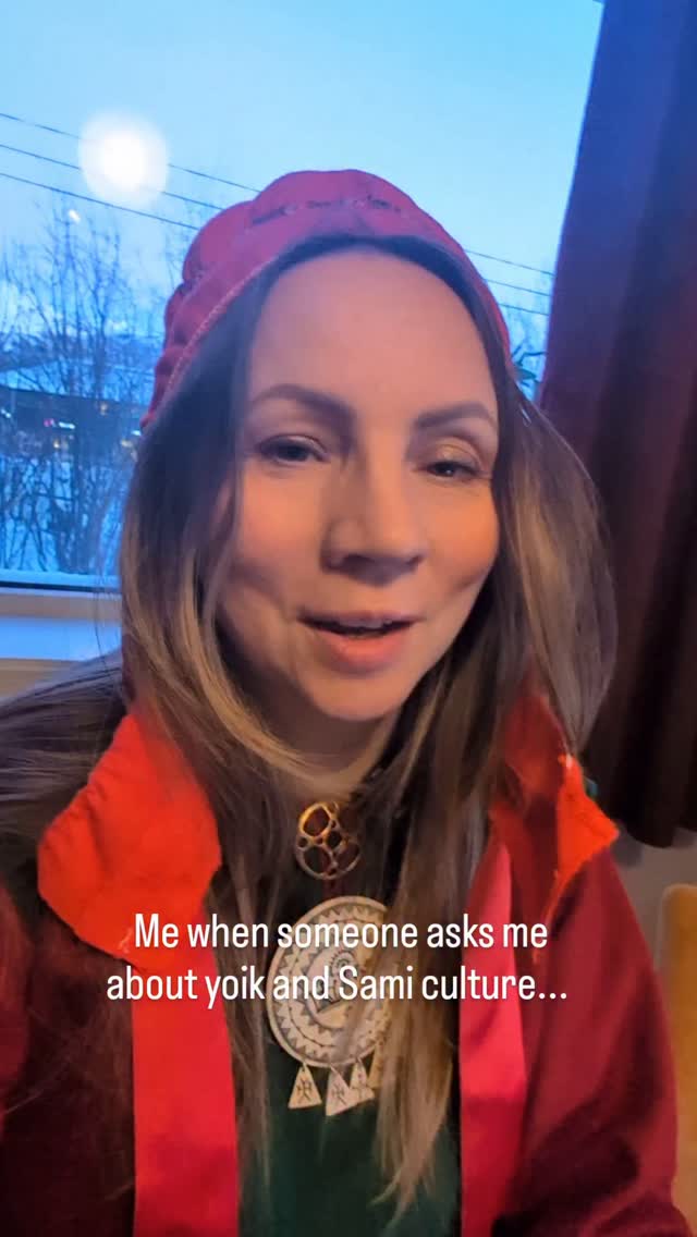 Láven hallagoahttit váikko man guhkká. Still struggling to answer short - I can go on for hours.🤓 #SamiCulture