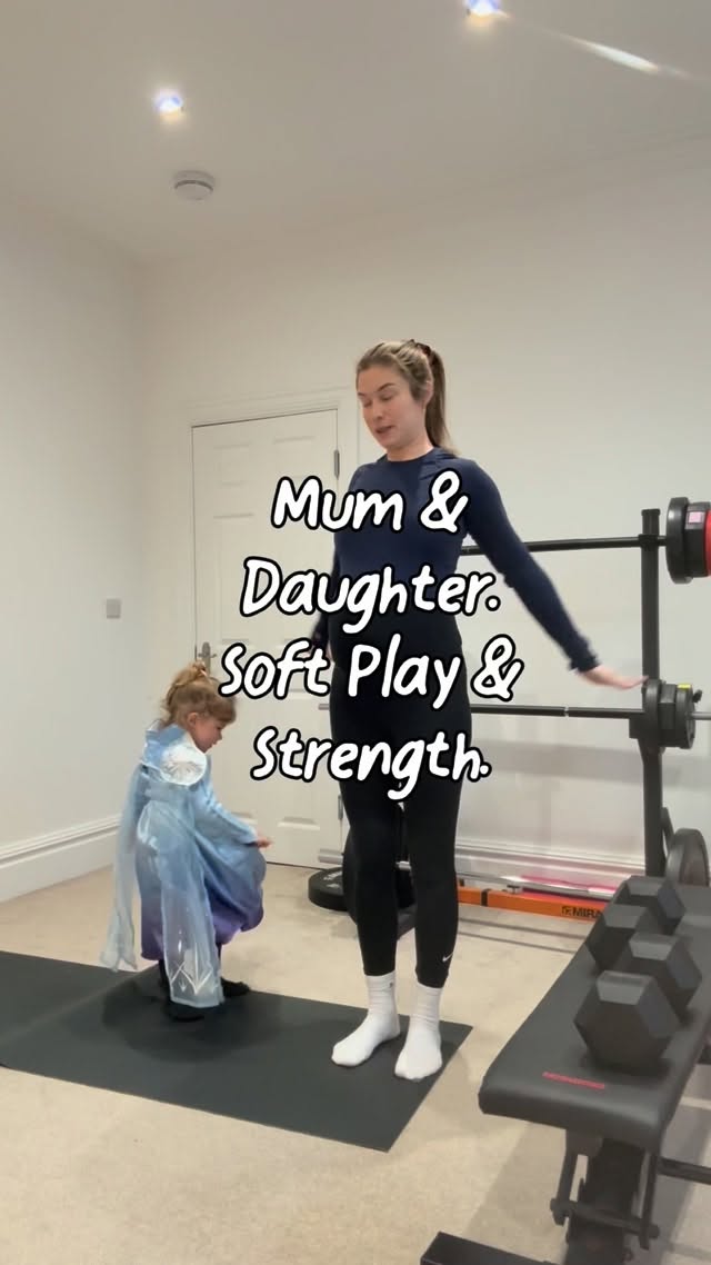 Mum & daughter. Soft play & strength. 💕💪
It wasn’t planned.
It wasn’t “me” time.
It took twice as long.
It wasn’t perfect.
But…
We adapted.
We had fun.
It was special.
We listened to all the Disney songs.
And I felt strong and energised after.
These moments, just the two of us, will become very rare very soon ❤️
Something > Nothing
Not sure how it will look when I have a second.. we’ll just have to keep going and adapt again!
Save as a reminder it doesn’t have to be perfect to count! 💪
#preandpostnatalworkouts #softplay #mumanddaughter