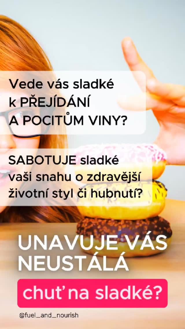 Mít chuť na sladké je naprosto přirozené. Jakmile ale sladké začne ovládat váš život nebo jím nahrazuje výživné jídlo, je čas převzít kontrolu! ⚠️
Zjistěte jak převzít tuto kontrolu bez diet a zákazů v kurzu Svoboda od chutí na sladké! Vybudujte si zdravý a dlouhodobý vztah ke sladkostem🤗🧁
➡️➡️Odkaz na kurz v BIU⬅️⬅️
#stopchutimnasladke #svobodaodchutinasladke #intuitivnijezeni #signalytela #onlinekurz