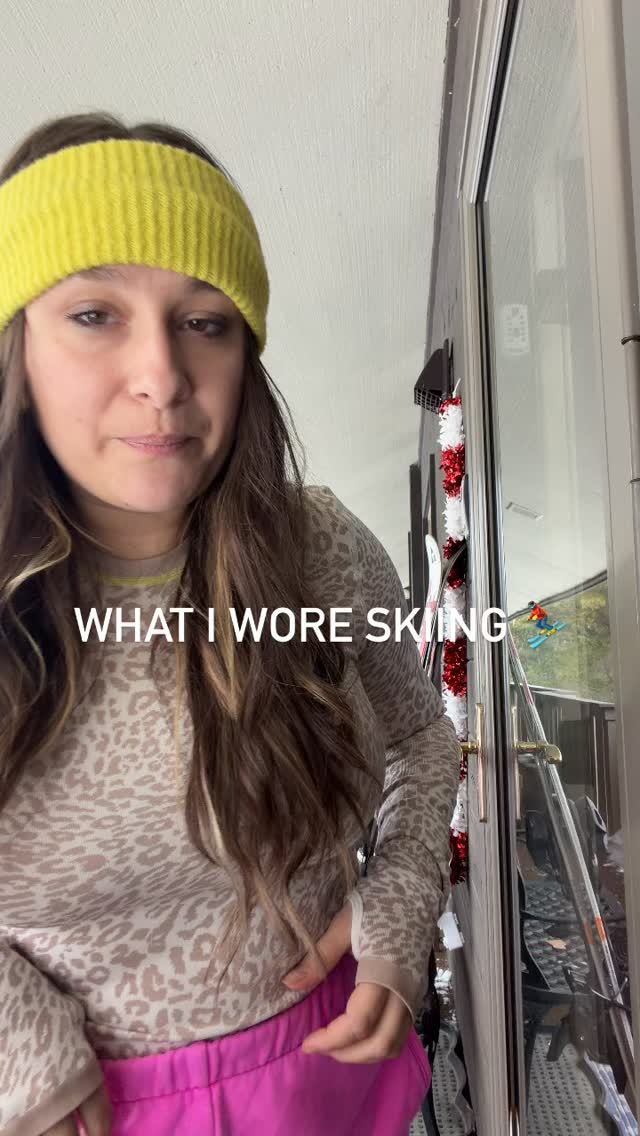 What I wore skiing 🤌🥰🩷🤍