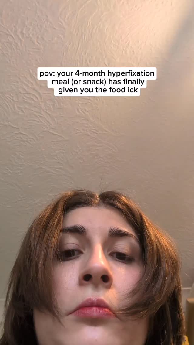 ADHD + autism hyperfixation meal cycle: love it for months, then the food ick hits 😭