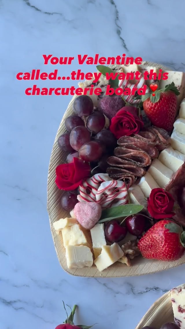 Your Valentine called… they want this board! ❣️
Cheese > chocolates every time!
Perfect for date night, Galentine’s, or a cozy night in.
Pre-orders are open for Valentine’s Day!
Send this to your valentine 💘
#valentinesday
#happyvalentinesday
#valentinegift
#charcuterie
charcuterieboard
