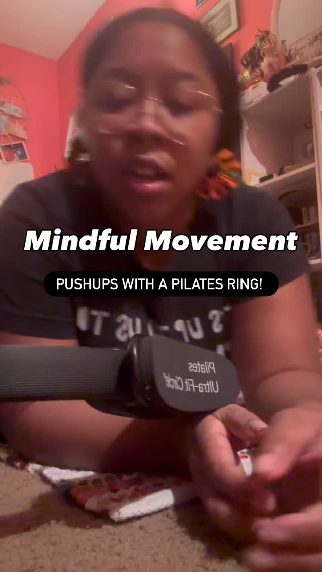 MOVE WITH ME!
Building strength doesn’t have to feel daunting. It can be short exercises that overtime will showcase the strength you are building through you varied movement practices. One exercise that helps me check in with myself is push-ups with a pilates ring. It’s a full body exercise that wakes a lot of muscle groups up. I like to do this series to get my heart pumping and deep breathing going
Join my upcoming mat pilates classes or sign up for a 1:1 pilates session and let’s build strength together!
Link in bio to learn more and register