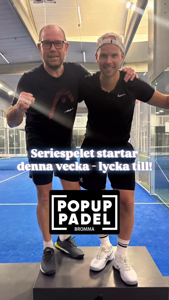 Årets första seriespel är fullbokat och startar idag 👊🏼💫