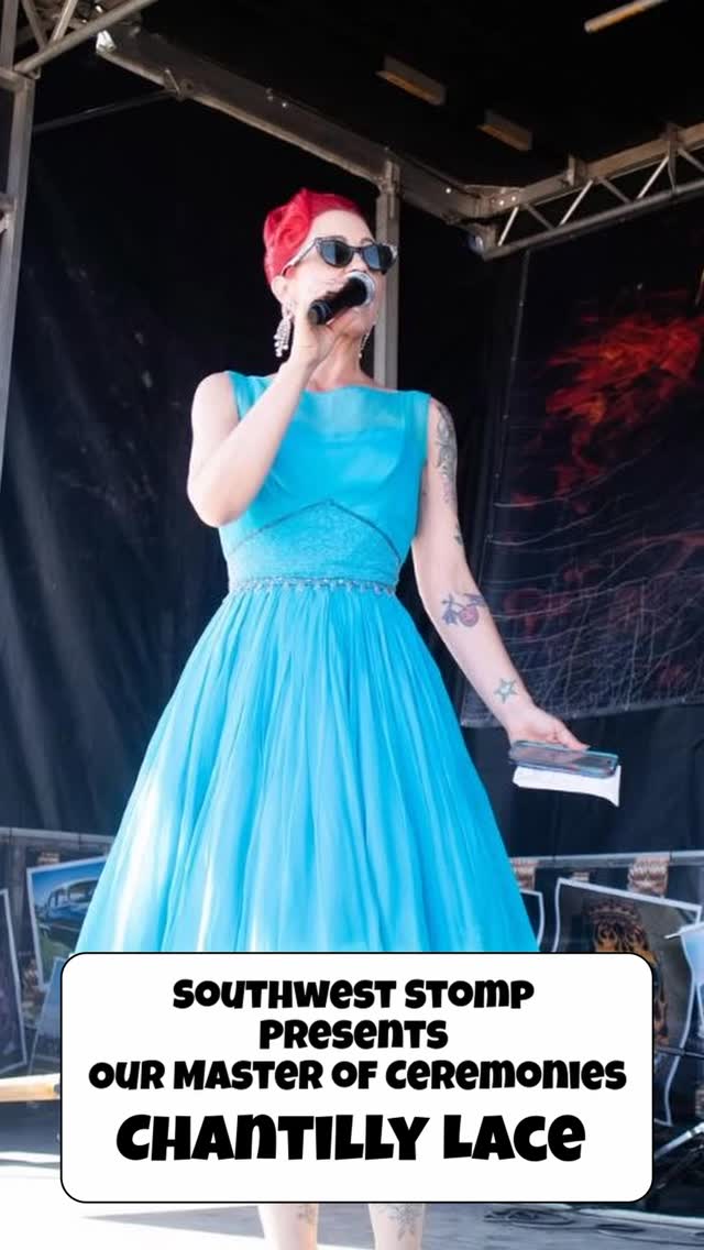 Our Master of Ceremonies Spotlight
Chantilly Lace is a classic pin up with a side of sass. She’s been involved in the Arizona Rockabilly Bash for 10+ years and in the last 3 years as the pageant hostess. Having a charity pin up group in Tucson she has emceed and even go-go danced at many shows across Arizona. Also an internationally published model she has a love for vintage, dancing, classic cars, and meeting new people. She’s always down for a good time like emceeing the Southwest Stomp on January 31st @thedirtydrummer. Show starts at 4pm. Southweststomp for show details and tickets 🎟️ .