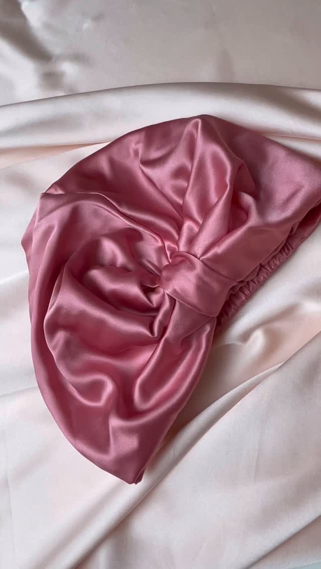 Sometimes a review like this will come through just when you need it to remind you exactly why you love your business and making the products. I love working hard sewing beautiful silk accessories for you to earn reviews just like this 💕
Video description- a mid pink silk sleep cap being stretched and turned around with audio saying “when you buy something handmade, you are buying more than the object. You are buying hours of experimentation and failure. You are buying days, week and months of work” and an overlaid five star review reading “Beautiful silk hair bonnet packaged lovely with a little card with my name on to say thank you. Which was a lovely personal touch. Will repurchase in the future”