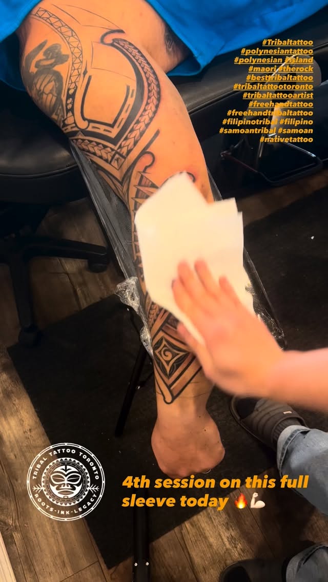 Always trust the process🔥💪🏻
#Tribaltattoo #polynesiantattoo #polynesian #island #maori #therock #besttribaltattoo #tribaltattootoronto #tribaltattooartist #freehandtattoo #freehandtribaltattoo #filipinotribal #filipino #samoantribal #samoan #nativetattoo