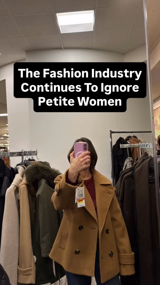 Once again, I failed at finding clothes that fit.
The fashion industry continues to ignore petite women by claiming that there aren’t enough of us. But the statistics prove otherwise.
I hear from petite women every day, complaining that they can’t find a decent pair of pants that they don’t have to hem.
2026 is going to be the year for change, I just know it.
I’m Carole, I’m 4’11”, and I know how hard it is to find clothes that fit. I was so frustrated with clothes shopping that I started tracking brands that work, and I built a directory to us. Click the link in my bio for help.