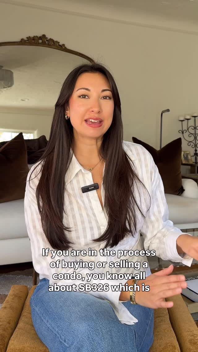 SB326 ‼️ If you’re buying or selling a condo - you, your agent, and lender need to be on top of anything related to BALCONIES! Here’s what you need to know.