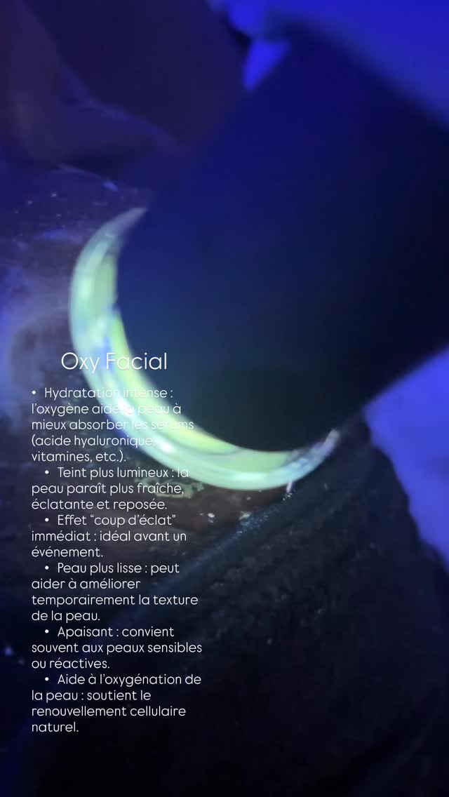 Oxy Facial 🫧
• Hydratation intense : l’oxygène aide la peau à mieux absorber les sérums (acide hyaluronique, vitamines, etc.).
• Teint plus lumineux : la peau paraît plus fraîche, éclatante et reposée.
• Effet “coup d’éclat” immédiat : idéal avant un événement.
• Peau plus lisse : peut aider à améliorer temporairement la texture de la peau.
• Apaisant : convient souvent aux peaux sensibles ou réactives.
• Aide à l’oxygénation de la peau : soutient le renouvellement cellulaire naturel.
www.ikadoesthetique.com