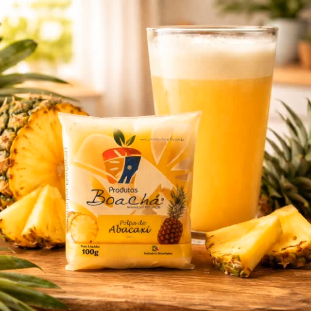 Nossa polpa de fruta preserva o sabor natural da fruta e a qualidade que você já conhece!
Ideal para sucos, vitaminas, drinks e receitas do dia a dia com muita praticidade, sem abrir mão do sabor de verdade.
✅ 100% fruta
✅ Sem conservantes e aromatizantes
✅ Mais frescor, mais rendimento
#produtosboachá #boachá #polpadefruta #abacaxi #ondeafrutaéfruta