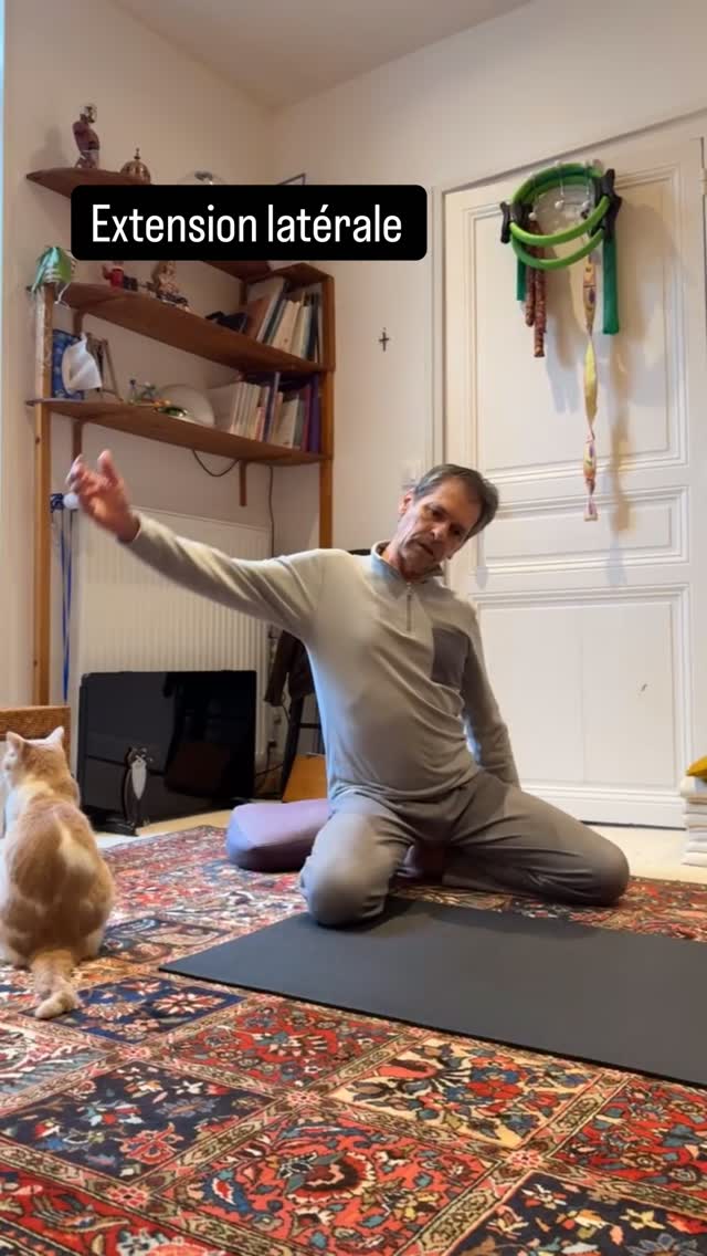 Le Yoga, ce n’est pas « faire la posture », c’est habiter sa structure corporelle !�
Aujourd’hui, extrait d’une séance avec Anne-Gaël, venue faire un module de suivi de Bilan Postural Yoga en individuel à Nantes.
On travaille ici spécifiquement pour elle une extension latérale du rachis en Virasana.�
Ce que vous voyez, c’est la différence entre :
�1 L’image : Pencher sur le côté en s’effondrant (ce que le corps fait par facilité). �2 La réalité : Créer une « pousser-contre-pousser » où chaque segment (main, avant-bras, jambe opposée) travaille pour ériger la colonne.�
Pourquoi le Bilan Postural yoga est-il un passage obligé ? �Parce qu’e nous avons tous compensations inconscientes. ��Ici, Serge enseigne à :
• Dissocier le bras de l’avant-bras pour protéger l’épaule.
• Utiliser la jambe opposée comme une « rampe » pour stabiliser le bassin.
• Allonger sans tordre.�
Le résultat ? Une extension qui ne pince plus, qui libère le diaphragme et qui soigne le dos au lieu de l’user.�
✨ Envie d’arrêter de pratiquer à l’aveugle ? �Le Bilan Postural Yoga, ce sont des modules de 6 ou 3h pour scanner votre structure et comprendre enfin vos propres « clés ».�
👇 Commentez « BILAN » pour découvrir comment on peut transformer votre pratique .�
#Yogathérapie #BilanPostural #Posturo #YogaAnatomie #ExtensionLaterale
