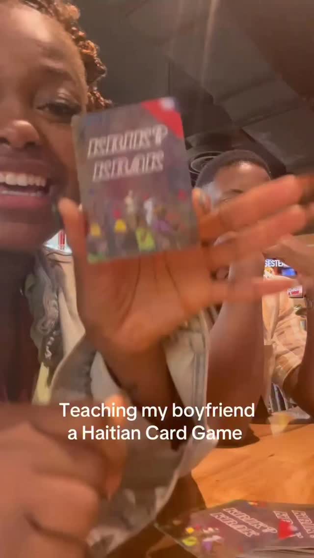 We love seeing Haitian people reconnect with their culture through games 🇭🇹🎲 It means everything to us🫶🏾
keep playing, laughing, and passing it on❤️
( you can pre-order yours now)
-
- 📹: @jessicaantoineofficial
- #krikrak #gamecards #jwètkat #orderyours #haiticherie💙❤️
