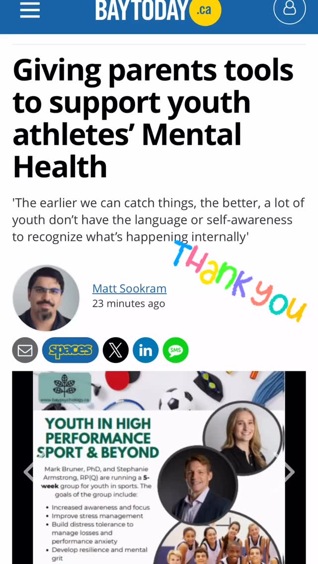 Thank you @baytodayca for highlighting the importance of mental health in athletics. These conversations matter! Please DM us for the link to the article.