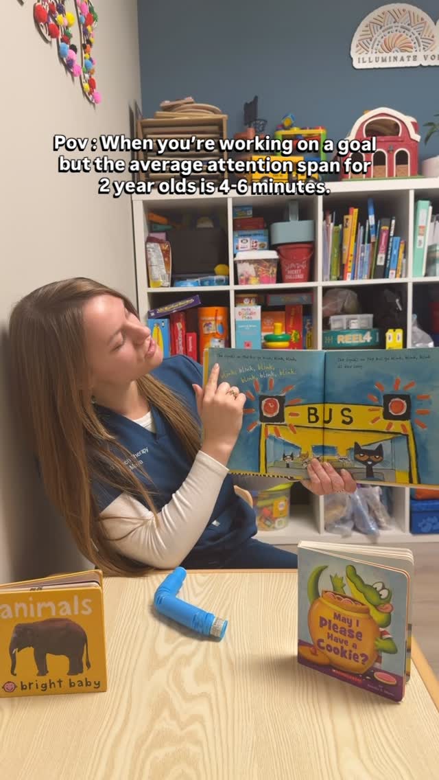 Whatever it takes to keep them engaged 😂🎤. What’s your go-to “trick” for 2-year-olds? Drop it below 👇
.
.
.
.
.
.
.
#SpeechTherapylife #SLPGrad #SpeechLanguagePathology #SolSpeechTherapy #Bergencountyslp