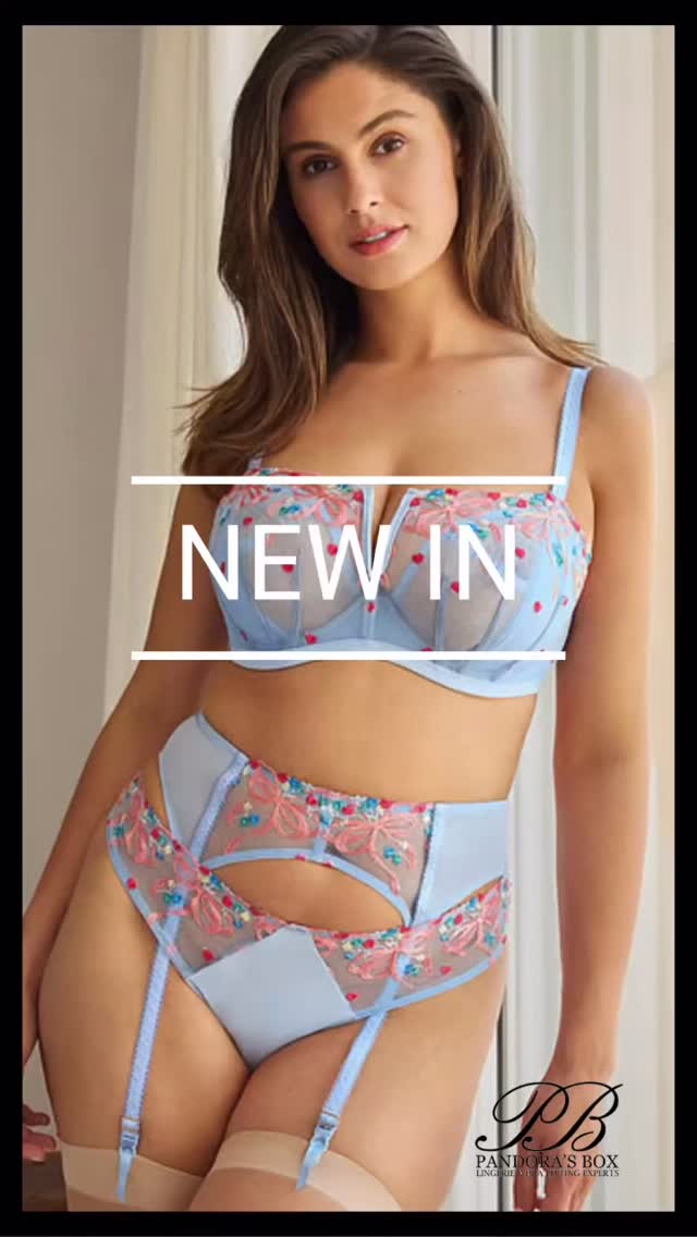 BRAND NEW IN ✨
New from Panache and we are obsessed 💙
Fresh, feminine and giving us serious spring-is-on-the-way vibes (ok… maybe in a couple of months, but who’s counting? 😉).
Ottilie proves that bigger boobs never have to compromise on style. This stunning dusky blue balcony bra features dreamy Swiss embroidery with bows and delicately scattered hearts, a true work of art.
Designed for maximum uplift and a beautifully rounded shape, Ottilie’s cleverly engineered inner bra delivers exceptional support and projection, while the modern V-wire centre front frames your curves perfectly.
Complete the look with the matching suspender and bring a little summer joy to your lingerie drawer ✨
Details:
• Wired, non-padded
• Rigid inner cup & foam sling for support and projection
• Balcony style for uplift and shape
• V-wire centre front for modern styling
• Swiss embroidery with bow & heart details
💙 In store now at Pandora’s Box