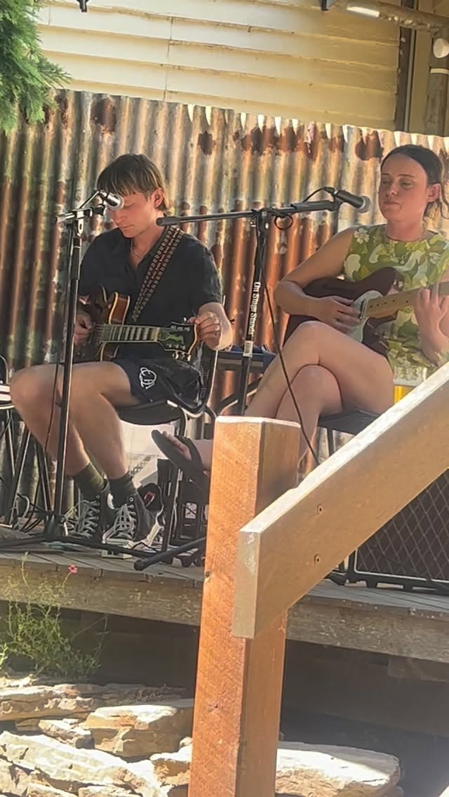 Woah. So much emotion. @matildaobrienband you are soul shaking this afternoon. Thank you + harry for playing the garden this afternoon. You were worth waiting for.
Til 5pm. Grab a cool drink@on the way through.
#supportlivemusic