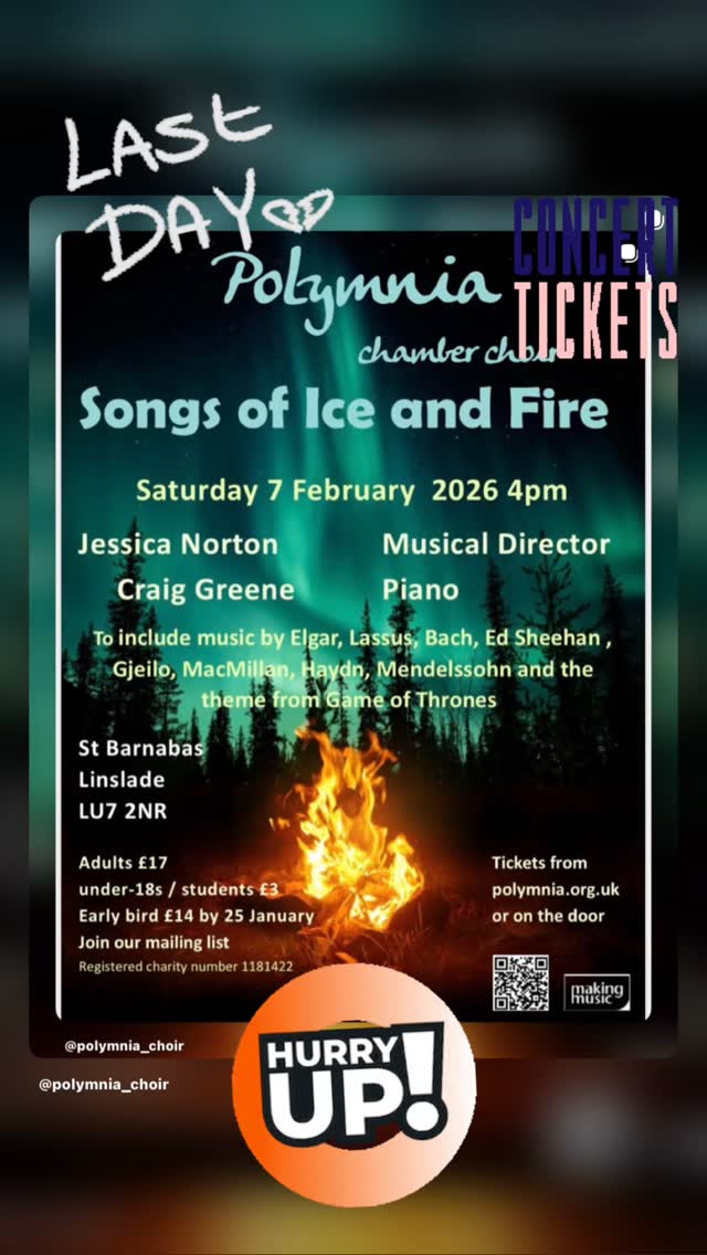 Today is the last day for early bird savings. So get your tickets now from @polymnia.org https://polymnia.us19.list-manage.com/track/click?u=b614cd9d9249fbb5e8cac2b46&id=0547c94825&e=16e559ac2e