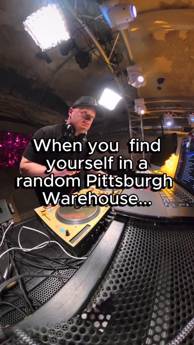 When your friends bring you out to a random warehouse in Pittsburgh in the middle of the night… sometimes you’ve gotta just go for it! Thanks to TJ and the crew for having me on the “KILL THE DJ” Podcast! Full episode available on their YouTube channel!