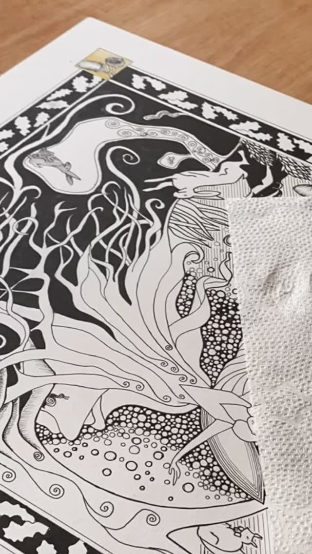 The work continues on this piece… it’s hard to fully commit to art when life is so busy all the time but it’s definitely part of who I am and these little snippets of creativity are always a joy.
#artist #creativity #offgridlife #inkdrawing #fairytaleart