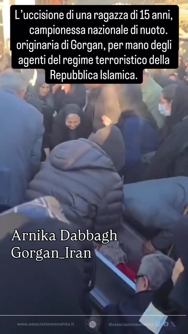 Arnika Dabbagh, ragazza quindicenne, uccisa dai mercenari della Repubblica Islamica in Iran.
#arnika_dabagh
#rivoluzioneiran2026