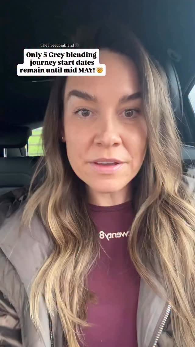 Only 5 spaces left until mid MAY to start your grey blending journey! š¤Æ
If you are looking to start your journey in time for summer what are you waiting for? I sell out these journeys months in advance and this alone speaks for itself!
The FreedomBendĀ®ļø journey price will increase from 1st Feb if you want to lock in at the existing price youāll need to get your form in by 31st Jan to secure one of these 5 remaining spaces š«
My grey blending form Link is in my bio & also linked in my stories āØ