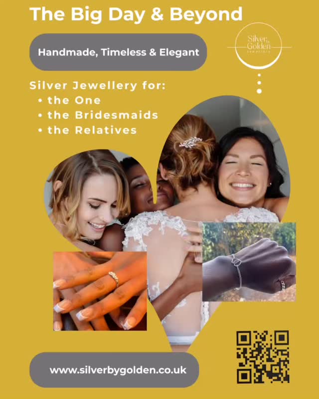 ✨ The Big Day & Beyond ✨
I’m so excited to be exhibiting at the Wedding Fayre at Stockport Town Hall on Sunday 15th February, 11am–3pm 💍
At Silver by Golden, I create handmade, timeless and elegant silver jewellery — perfect for
🤍 the one
🤍 the bridesmaids
🤍 the relatives
I also specialise in bespoke and remodelled jewellery, transforming sentimental or unworn pieces into beautiful, contemporary designs you’ll love wearing again. A meaningful way to carry your story into your wedding day — and beyond ✨
Come along, say hello, and discover how your wedding jewellery can be truly personal.
You can also explore my wedding & bespoke jewellery collection online via the link in bio.
📍 Stockport Town Hall
📅 Sunday 15th February
🎟 Free entry
#SilverByGolden #WeddingJewellery #BespokeJewellery #HandmadeJewellery #stockporttownhallweddings
