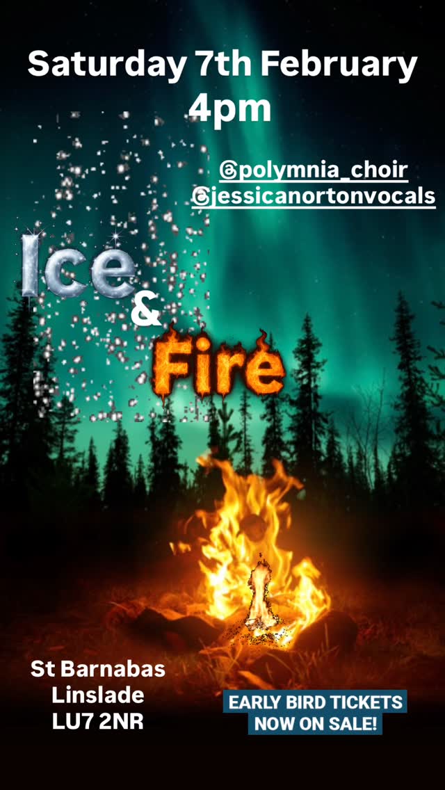 Experience a vivid musical odyssey where wintry stillness meets blazing light. From the iconic Game of Thrones theme to the frosty beauty of Elgar and Purcell, the chill of the season is unmistakable. Sparks of warmth break the icy spell, with radiant works celebrating the dawn, before the journey culminates in fiery brilliance.
Join us for an unforgettable evening where voices conjure the elemental forces of cold and flame.