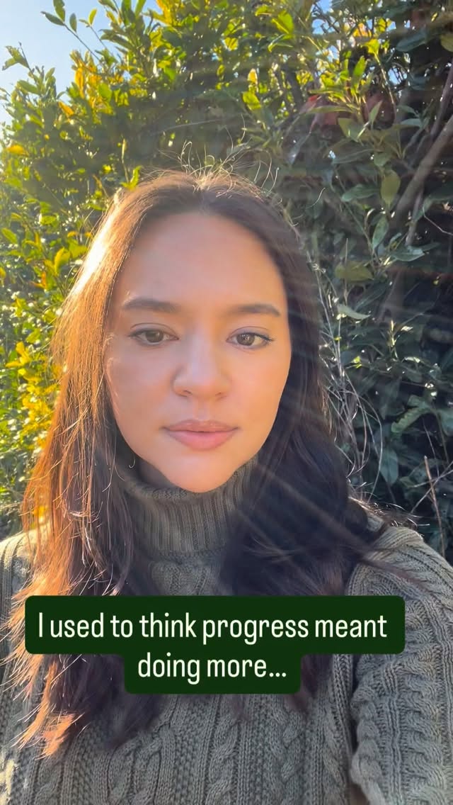 I spent a long time thinking progress meant adding more rules, more effort, more control.
Most of the time, real progress showed up when I stopped trying to optimize everything and focused on what I could actually repeat. 🌱