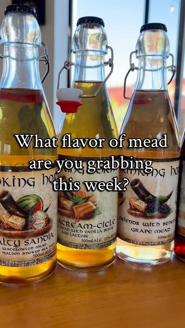 What’s your favorite mead flavor? If you don’t have one yet, swing by for a flight and find it 🍯🐝
#HappyBeeMeadery #CaveCreek #CaveCreekAz #Meadery #CaveCreekMead