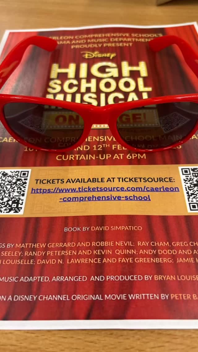 The first of our HSM merchandise is now available for just £2 a pair! #highschoolmusical #schoolproduction #fundraising