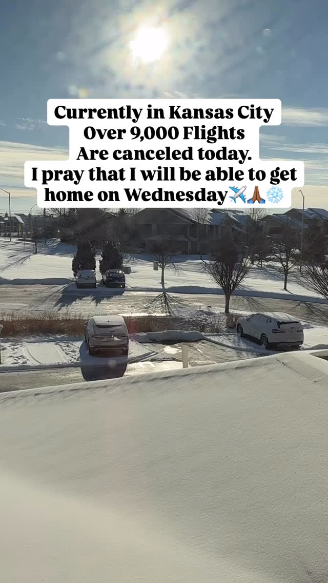 Chileeee! The sun is shining but flights are canceled!
Stay safe and stay warm!❤️🥰 #reels #fyp #worktravel ✈️