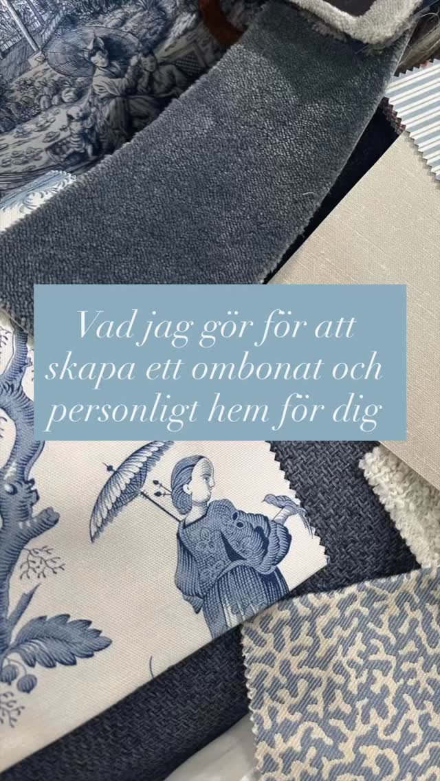 Vad jag gör för att skapa ett ombonat och personligt hem för dig ⤵️
🩵 Väljer tapeter, kulörer och tyger som tillför djup och struktur
🩵 Lägger stor omsorg på detaljer så så som beslag, snickerier och möbeldetaljer.
🩵 Handplockar belysning som både lyfter din inredning rent estetiskt, skapar rätt atmosfär och har rätt funktion.
🩵 Lägger stor vikt vid att välja ut inredningsdetaljer som passar med dina personliga tillhörigheter och som tillför en unik känsla i ditt hem.
Kontakta mig om det är detta du söker ✉️ 🩵
#inredningsdesigner #inredare #ombonathem #ombonadinredning #personligthem
