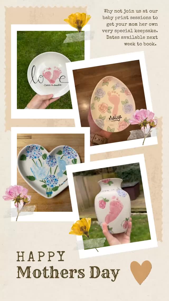 Her very first Motherās Dayš¤
Or a gift for the grandma who loves them like her own.
Tiny hands. Little feet.
Captured forever in a keepsake made with so much love.
These moments pass far too quickly ā but this is one you can hold onto.
Baby printing sessions available next week:
⨠3rd February ā Two Mugs, Shirley
⨠5th February ā Loco Lounge, Kings Heath
⨠Motherās Day cut-off: 3rd March to ensure itās ready in time.
Limited spaces ā book via the link in our bio š¤ #firedcrafts #solihullmums #solihullbusiness #babyprints #mothersdaygifts