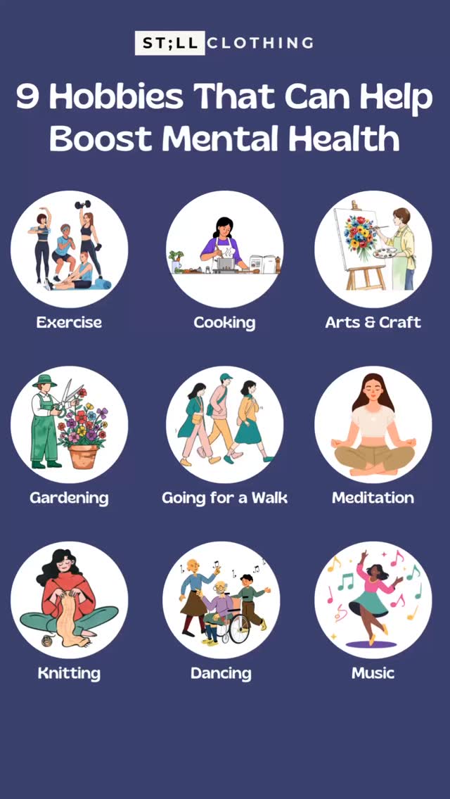 Mental health isnât one big fix - itâs small, repeated choices.
Here are 9 gentle things that can help support your wellbeing.
Take what you need. Leave the rest.
Still Here. đ¤
#mentalhealthmatters #stillhere #mentalhealthawareness #supportwellbeing #hobbies