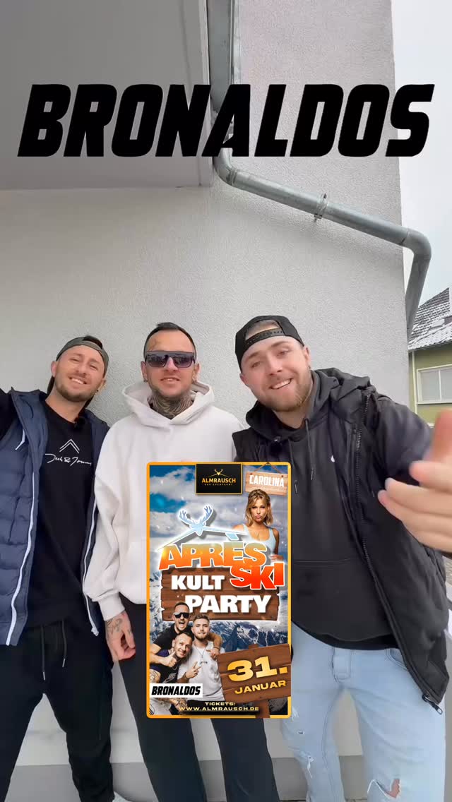 LEUTE, DAS WIRD WILD! 🤯🏔️
🔰 Heiße Tickets gibts unter Almrausch.de
Wir holen euch das Après-Ski-Feeling direkt mitten nach Reutlingen! Macht euch bereit für die Bronaldos und Carolina Peukmann LIVE & hautnah bei uns! 🎤 Ob „Malle Ladies“, „Inselkind“ oder „Aladin“ – wir feiern alles mit! 🎶
Was geht ab?
🍹 Top Getränkespecials
🔊 Die besten Mitsing-Hits & Hüttenvibes
👉 Die wohl beste Après-Ski-Kult-Party nördlich der Alpen!
Kommt vorbei, wir eskalieren komplett! Wer ist dabei? Markiert eure Party-Crew! 👇🍻
#Bronaldos #CarolinaPeukmann #ApresSki #Almrausch_rt