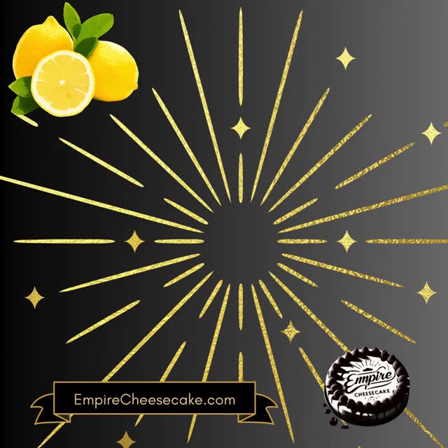 If you love cheesecake and you like lemons, then you HAVE to try Empire Cheesecake's homemade, artisanal lemon cheesecake!
Light and fluffy, yet still rich and creamy -- with a zingy zip of lemon topping! It's like none other! Always homemade using only the freshest ingredients.
Order yours today: EmpireCheesecake.com