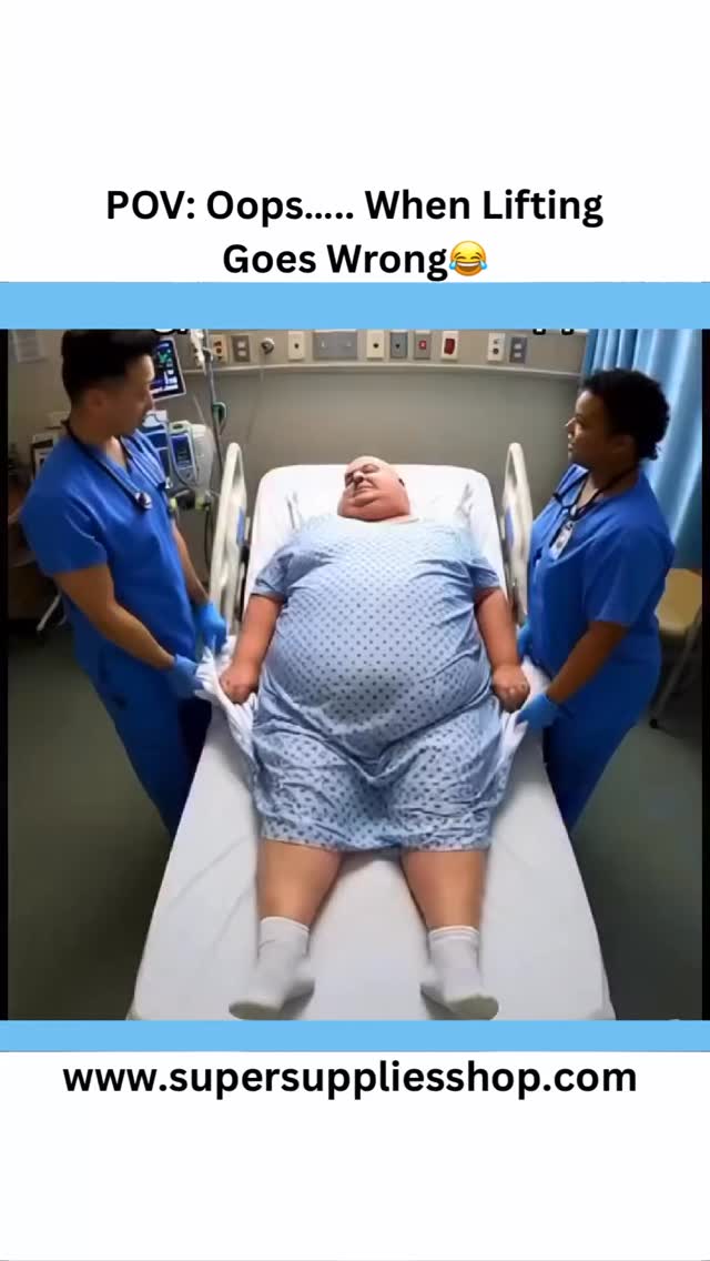 POV: Oops… when lifting goes wrong 😂
It starts with “We got this.”
Then turns into “Wait—WAIT—”
And suddenly the wall is part of the care plan.
Two nurses.
One patient.
Zero physics lessons remembered.
Healthcare workers know… lifting never goes exactly how the training video promised 😭
Laugh now. Ice packs later.
If you’ve ever trusted your strength just a little too much, you’re not alone.
Shop smart, reliable medical & mobility supplies that actually support the lift 👉 www.supersuppliesshop.com
#healthcarehumor #nurselife #medicalhumor #medicalstaff #healthcareworkers #cliniclife #hospitalhumor #nursesofinstagram #medicalstaff #healthcarelife #workplacehumor #healthcarememes #reelitfeels #instareels #explorepage #workpov #officepov #medicalreels #nursinghumor #patientcare #healthcarecontent #healthcarecommunity #supporthealthcare #medicalequipment #medicalsupplies #mobilityaids #caregivers #frontlinelife #supersuppliesshop #healthcarebrands
