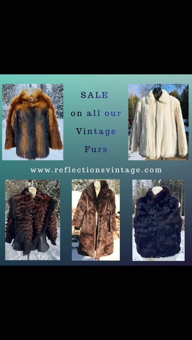 SALE on now are these beautiful vintage furs
Stay warm and look fabulous
#vintage #fur #vintagefashion #vintagefur #für