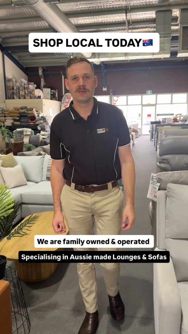 This Australia Day, Shop local 🇦🇺
Known For Lounges is proudly Family owned and operated, supporting locally made products and the people behind them.
We are open today 26th January
10am - 4pm
We have 2 showroom locations
3/2 Rob Place,
Vineyard NSW 2765
1/11-15 Eddie Road
Minchinbury NSW 2770
Let us create your dream lounge today @knownforloungessydney
#SupportLocalAU
#AustralianOwned
#BuyAustralianMade
#ShopLocalAustralia
#furniturestore