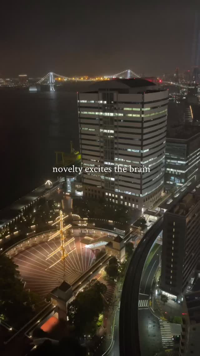 Dopamine gets misunderstood.
It’s not the reward itself, but the anticipation of something new that creates a spike that can feel motivating, even intoxicating…but it’s short-lived.
Learning, regulation, trust, habit, comes from repetition. From doing the same small thing often enough that the brain starts adapting and carving new pathways.
That’s part of why I return to the same places like Tokyo or Honolulu. It’s probably why I went to Disneyland repeatedly for two years even though I certainly don’t identify as a “Disney adult”.
Not because I lack curiosity, but because my nervous system already knows how to be there.
That familiarity creates space, and space allows for deeper presence and noticing the little things that would normally pass me by.
Do you return to the same places or prefer to try something new? ✈️🪐
New can spark interest.
Consistency is what rewires.
Welcome to Presence, Practiced. Note 19/∞
🪽a living series of therapist reflections in the afterglow: beyond healing → into what feels alive
💌 follow to receive notes as they arrive
#therapy #traveljournal #japantravel #therapist #nervoussystem