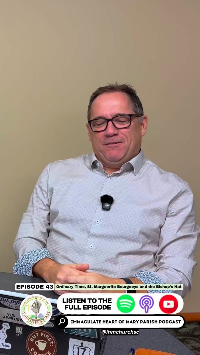 🖤 Why does Fr. Greg wear a black hat at Mass sometimes?
Find out with Fr. Greg & JD on the IHM Parish Podcast, Ep. 43.
#CatholicPriest #MassExplained #CatholicLife #IHMParish #FaithQuestions #CatholicChurch #CatholicPodcast #WhyWeDoThat