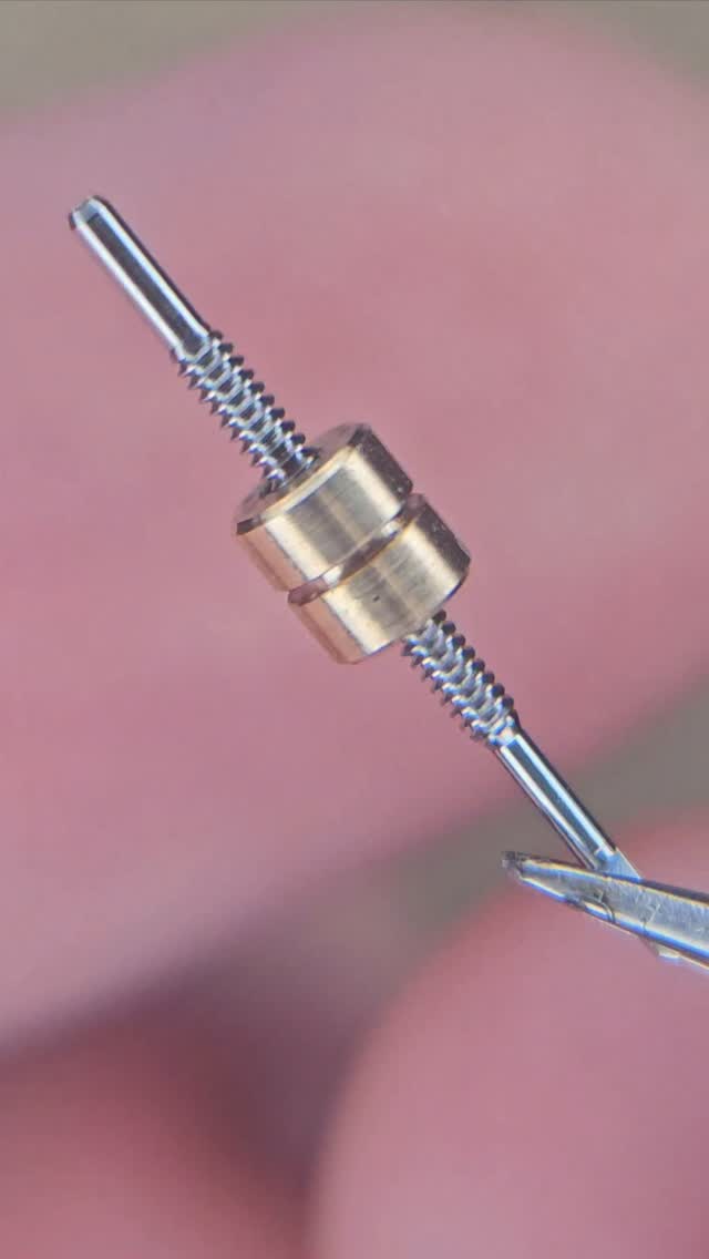 This is an M1.0 leadscrew.
If I look back over the last 18 months we have been manufacturing quite a few micro-actuation and linear/rotary motion devices- fairly sector agnostic, but the common theme is that each device is small, complex and precise.
For each of these projects we've been able to leverage our watchmaking background, pooling our attention to detail, manufacturing skills, and fully in-house workflow to get some pretty amazing results... but nearly all of them are hidden by NDA's!
So last week we dedicated some time to start showcasing some of the capability we have within the field of micro-actuation.... by making a 1mm leadscrew... Manufactured in Australia!
And we aren't stopping there. We already made a 0.8mm leadscrew, and next week we will attempt to get down to 0.6mm.... if we make it to 0.6, then the next logical step is to keep going smaller. the theory says we could make it to 0.4mm, but I have my doubts as to how that will eventuate. stick around to find out!
Small, complex, precise- NH Micro.
Josh
