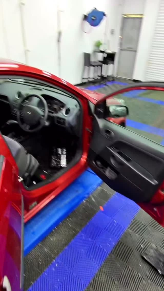 What do you prefer doing the inside or outside? #derailing #carcleaning #fiesta