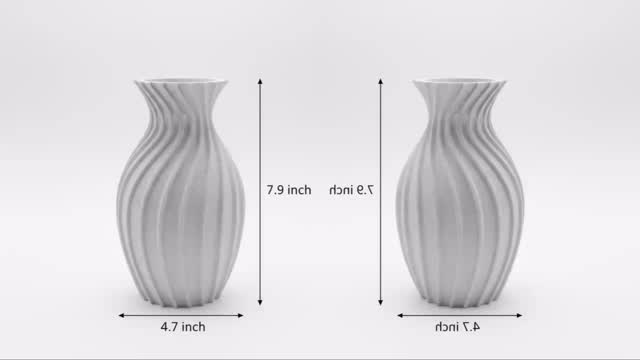 Stylish and lightweight decorative vase made of durable plastic with a modern sculptural design. Perfect for shelves, tables, desks, or offices.
For decorative use only – water is not recommended. Ideal for artificial or dried flowers.
Size: 7.9” height x 4.7” width