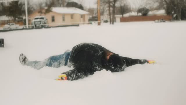 Home movies. “The Snow Storm of 26”