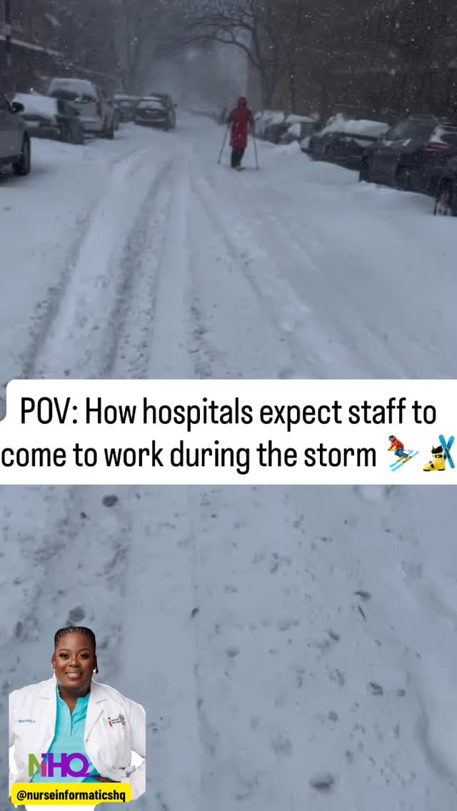 “Get those skis out — patients don’t take snow days 😭⛷️❄️
When the roads are closed but healthcare is still open.
Hospital staff really said ‘we’ll figure it out’.”
#HealthcareHeroes #HospitalLife #SnowDayWho #NoDaysOff
#HealthcareWorkers NurseLife HealthcareHumor WinterShift
FrontlineLife ScrubsInTheSnow HealthcareStrong NurseHumor